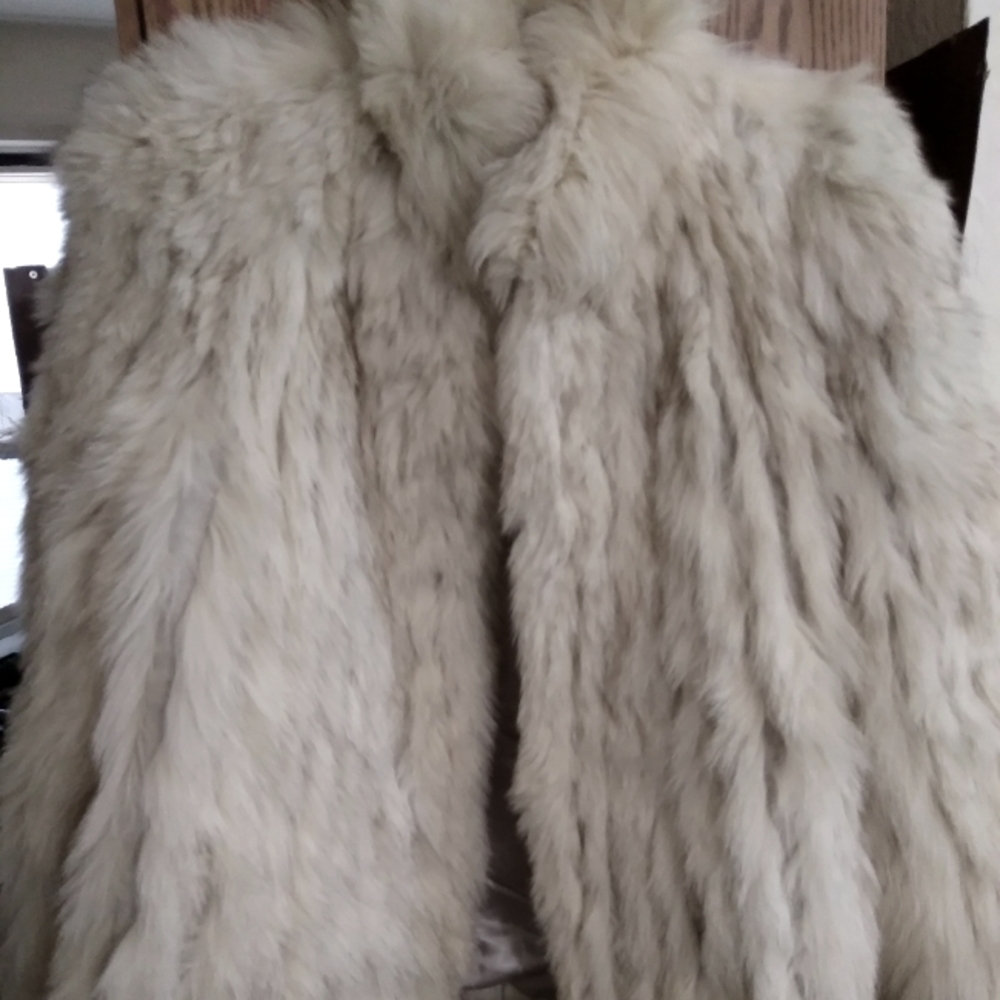 Silver Fox Fur Coat
